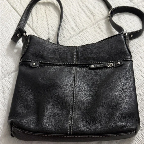 Tignanello Black and Cream Crossbody Bag - Picture 3 of 6